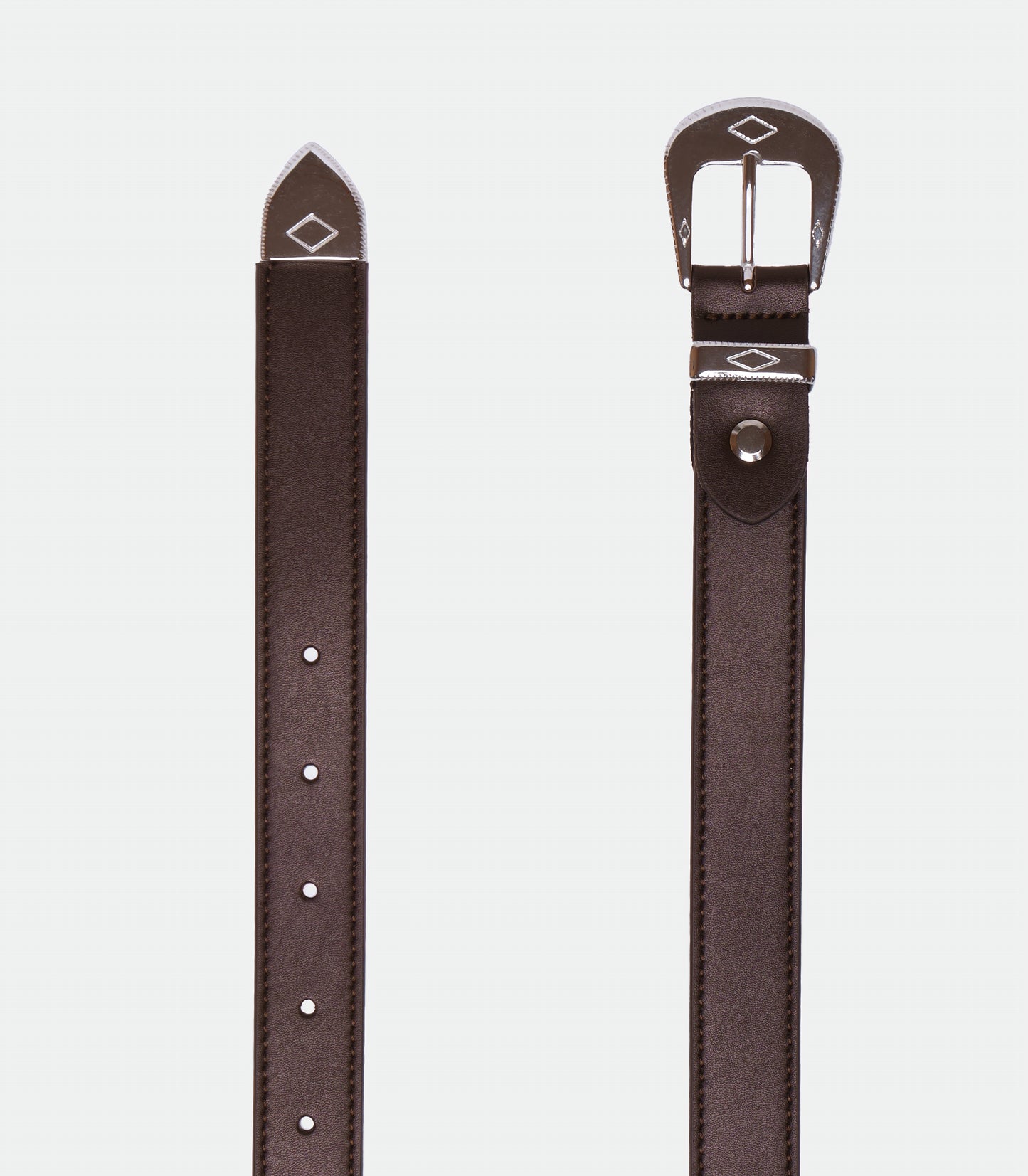 Cinturón Vegano para Mujer con Hebilla Rock – Negro