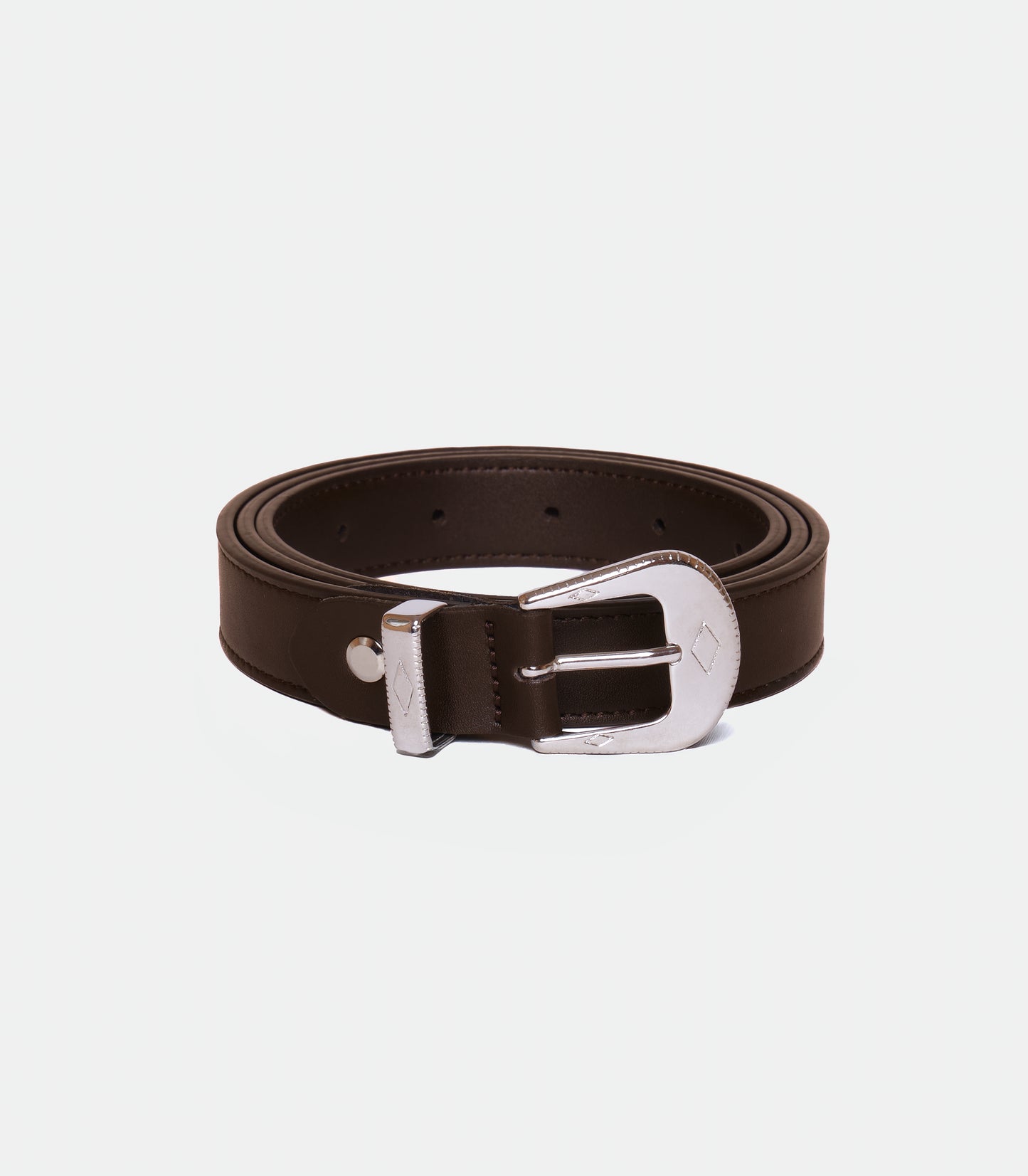 Cinturón Vegano para Mujer con Hebilla Rock – Negro