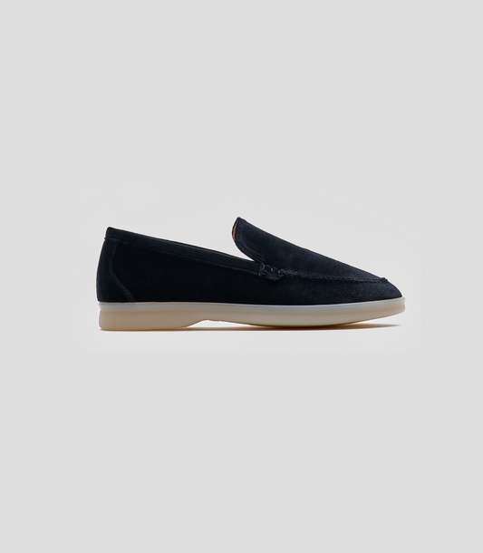 Vegan Velvet Loafer Black