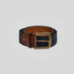 Sustainable vegan belt made out of sustainable materials in italy