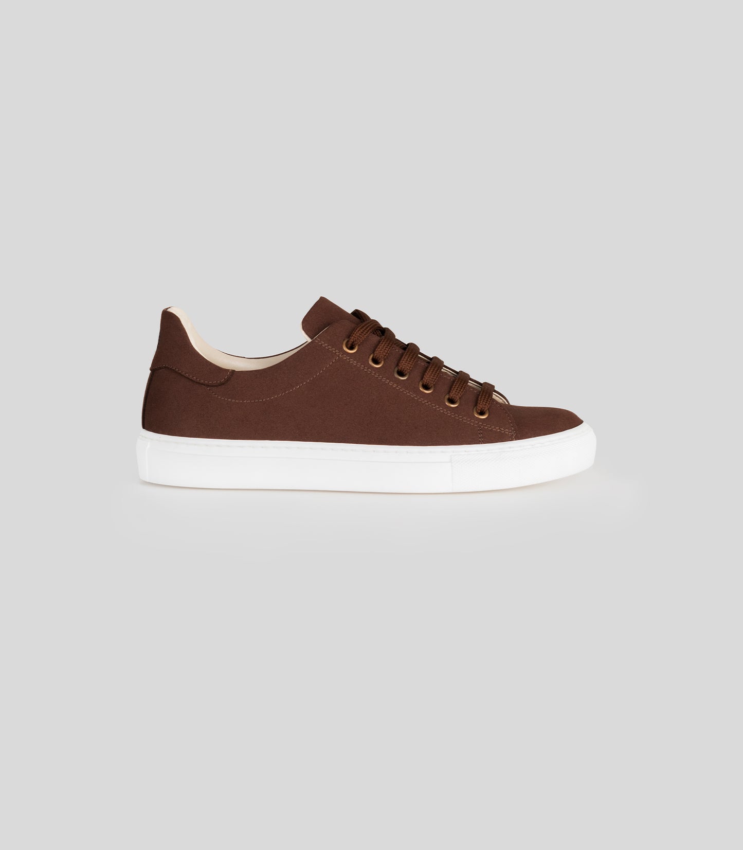 Vegan Suede Sneaker Brown