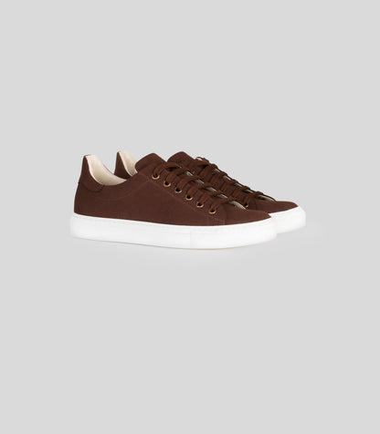 Vegan Suede Sneaker Brown